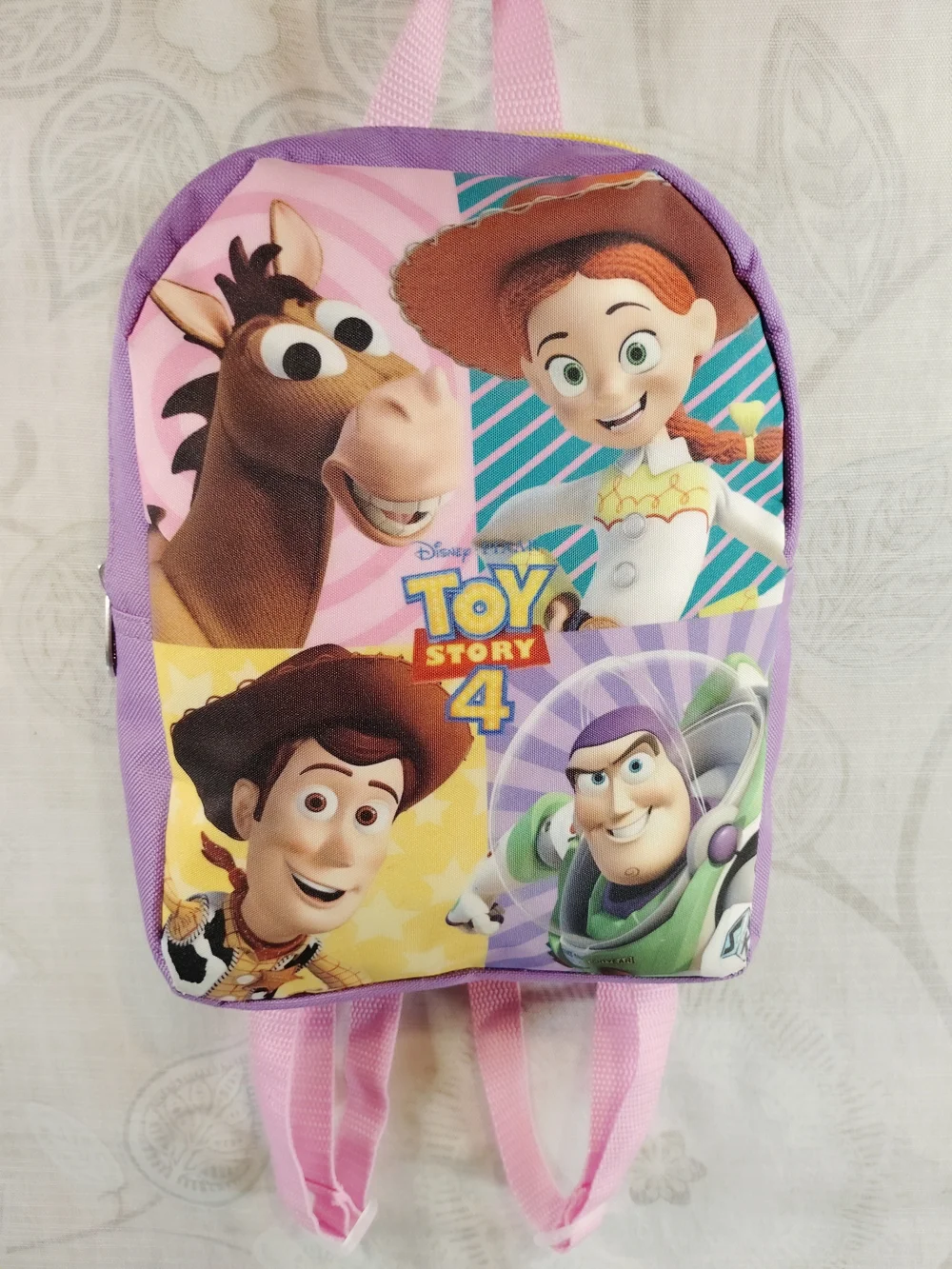 Disney Toy Story 4 Kids Backpack - Purple, Pink, Yellow, Green